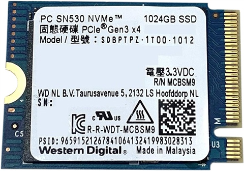 Western Digital PC SN530 1TB NVMe M.2 2230 - CeX (UK): - Buy, Sell